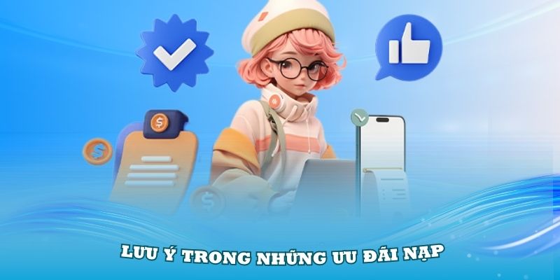 Các lưu ý trong những ưu đãi nạp mà bạn cần nhớ